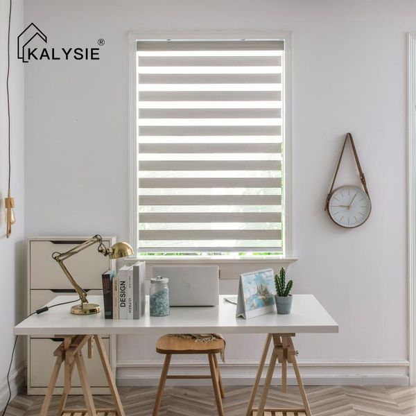 blinds kalysie blackout zebra custom size day and night light control roller shades double layer curtains fabric for home decor
blinds kalysie blackout zebra custom size day and night light control roller shades double layer curtains fabric for home decor