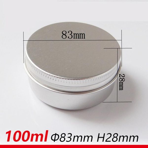 10ps empty, silver, 100g aluminum pot jars, cosmetic containers, with lids,eye cream,hair conditioner tools storage bottl
10ps empty, silver, 100g aluminum pot jars, cosmetic containers, with lids,eye cream,hair conditioner tools storage bottl