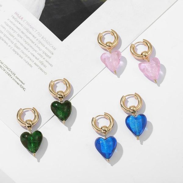 hoop & huggie vsnow vintage love heart glass earrings for women gold color metal multiple styles wedding jwellery pendientes, Golden;silver
hoop & huggie vsnow vintage love heart glass earrings for women gold color metal multiple styles wedding jwellery pendientes, Golden;silver