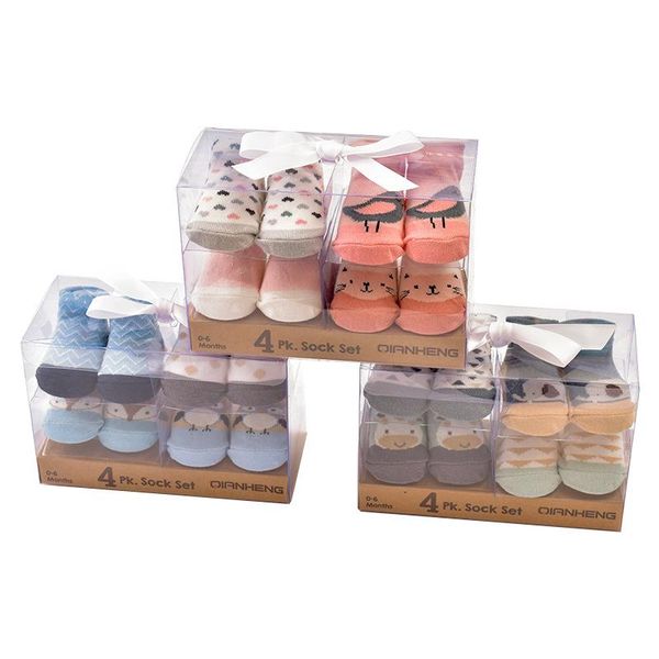 socks 4 pairs of exquisite children's gift box spring and summer fashion cartoon boys girls baby for borns, Pink;yellow
socks 4 pairs of exquisite children's gift box spring and summer fashion cartoon boys girls baby for borns, Pink;yellow