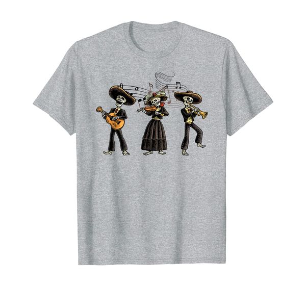 mexican mariachi day of the dead skeleton funny gift t-shirt, White;black
mexican mariachi day of the dead skeleton funny gift t-shirt, White;black