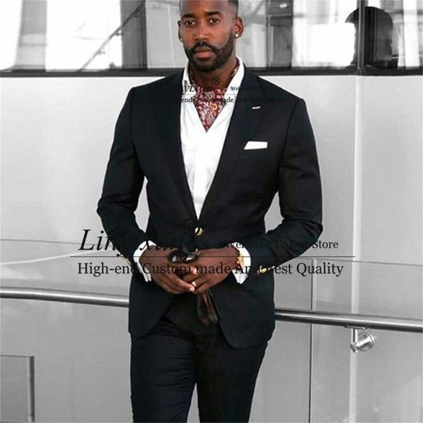 men's suits & blazers black business men slim fit african wedding tuxedos for groom peaked lapel male fashion jacket pants set dinner p, White;black
men's suits & blazers black business men slim fit african wedding tuxedos for groom peaked lapel male fashion jacket pants set dinner p, White;black