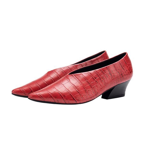 dress shoes spring high heels womens crocodile pattern pointed v mouth soft leather wedge black, yellow, wine red ladies
dress shoes spring high heels womens crocodile pattern pointed v mouth soft leather wedge black, yellow, wine red ladies