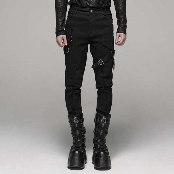 gothic fashion casual motocycle party club trousers men's punk black elastic wash long pants men streetwear rave
gothic fashion casual motocycle party club trousers men's punk black elastic wash long pants men streetwear rave