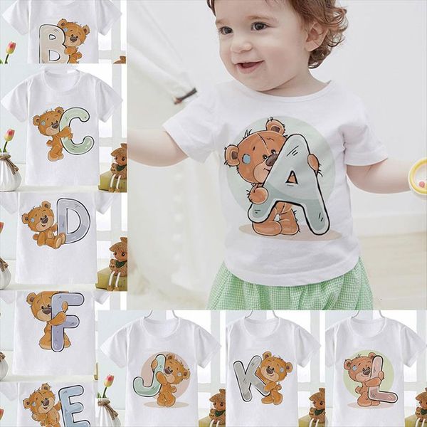 kids t shirts last name letter cartoon bear graphic shirt boys girls birthday summer toddler infant child, Blue
kids t shirts last name letter cartoon bear graphic shirt boys girls birthday summer toddler infant child, Blue
