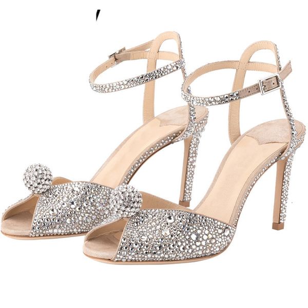 sandals bling women thin high heel summer bridal wedding shoes crystal rhinestone bow knot decor party 3xcn, Black
sandals bling women thin high heel summer bridal wedding shoes crystal rhinestone bow knot decor party 3xcn, Black