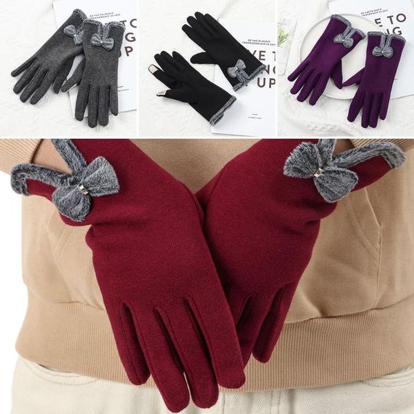 five fingers gloves outdoor keep warm cycling supplies touch screen knit winter women mobile phone mittens, Blue;gray
five fingers gloves outdoor keep warm cycling supplies touch screen knit winter women mobile phone mittens, Blue;gray