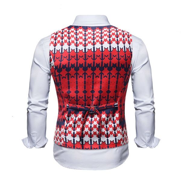 men's vests eu size faker 2 pieces mens waistcoats slim fit printed men vest party wedding coletes chaleco hombre wt5u, Black;white
men's vests eu size faker 2 pieces mens waistcoats slim fit printed men vest party wedding coletes chaleco hombre wt5u, Black;white