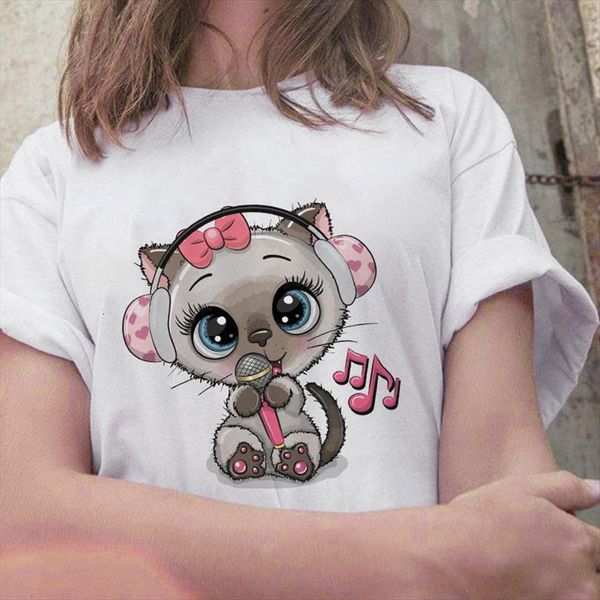 Summer Tshirts And Women Casual Men T Shirts Cute Cartoon Cats Graphic Print Female Tee Tops Harajuku White Short Sleeve, White;black
Summer Tshirts And Women Casual Men T Shirts Cute Cartoon Cats Graphic Print Female Tee Tops Harajuku White Short Sleeve, White;black