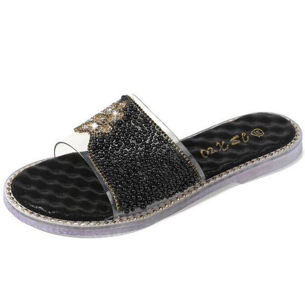 slippers summer women low heel casual bohemia slipper slip on mules slides pearl open toe single shoes sandals xx125, Black
slippers summer women low heel casual bohemia slipper slip on mules slides pearl open toe single shoes sandals xx125, Black