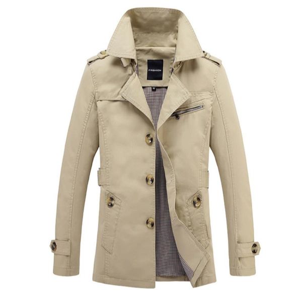 men's trench coats men male overcoat long jacket coat trenchcoat windbreaker outwear cotton fabric clothing, Tan;black
men's trench coats men male overcoat long jacket coat trenchcoat windbreaker outwear cotton fabric clothing, Tan;black