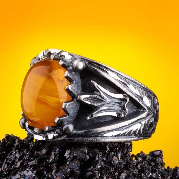 cluster rings silver cambered brown round amber gemstone ring tulip motif handmade men jewelery vintage acceessory 925k, Golden;silver
cluster rings silver cambered brown round amber gemstone ring tulip motif handmade men jewelery vintage acceessory 925k, Golden;silver