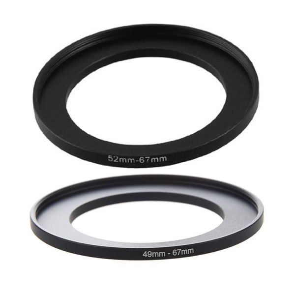 lens adapters & mounts 2pcs camera filter step up ring adapter black - 49mm-67mm 52mm-67mm
lens adapters & mounts 2pcs camera filter step up ring adapter black - 49mm-67mm 52mm-67mm