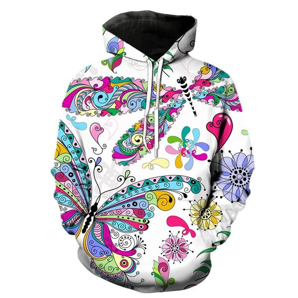 men's hoodies & sweatshirts 2021 exquisite butterfly pattern 3d hoodie women's clothing plus size streetwear men fashion funny hoo, Black
men's hoodies & sweatshirts 2021 exquisite butterfly pattern 3d hoodie women's clothing plus size streetwear men fashion funny hoo, Black