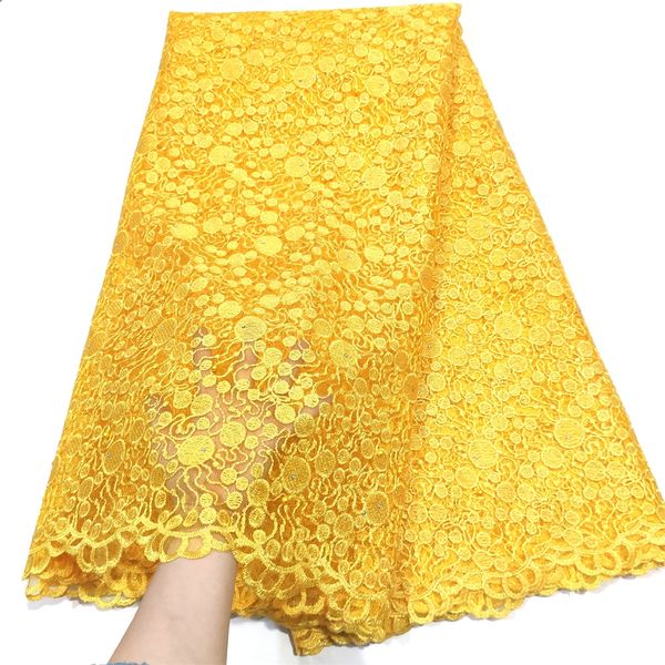 yellow embroidery african lace fabric 5 yards french tulle nigerian laces fabrics for wedding sewing, Black;white
yellow embroidery african lace fabric 5 yards french tulle nigerian laces fabrics for wedding sewing, Black;white