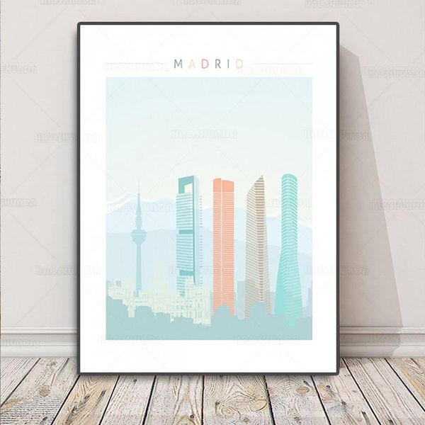 paintings madrid skyline canvas print wall art poster picture modern minimalist bedroom living room decoration frame
paintings madrid skyline canvas print wall art poster picture modern minimalist bedroom living room decoration frame
