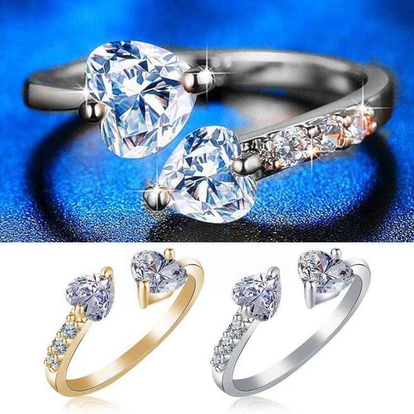 double heart ring love peach heart zircon ring creative and fashionable opening adjustable ring index for women girl h0x3 g1125, Slivery;golden
double heart ring love peach heart zircon ring creative and fashionable opening adjustable ring index for women girl h0x3 g1125, Slivery;golden