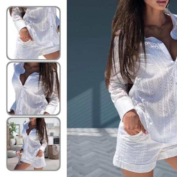 women's tracksuits solid color lace two piece set embroidery ladies suit for daily life, Gray
women's tracksuits solid color lace two piece set embroidery ladies suit for daily life, Gray