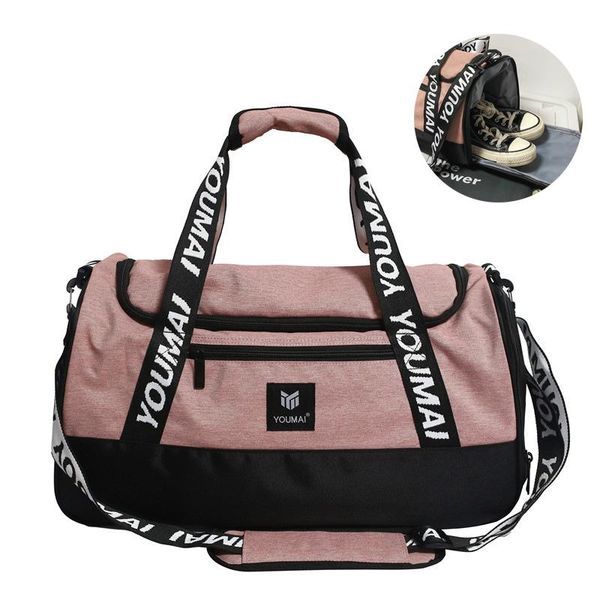 outdoor bags women's sports fitness yoga bag messenger portable backpack large capacity dry wet separation swimming training 2021