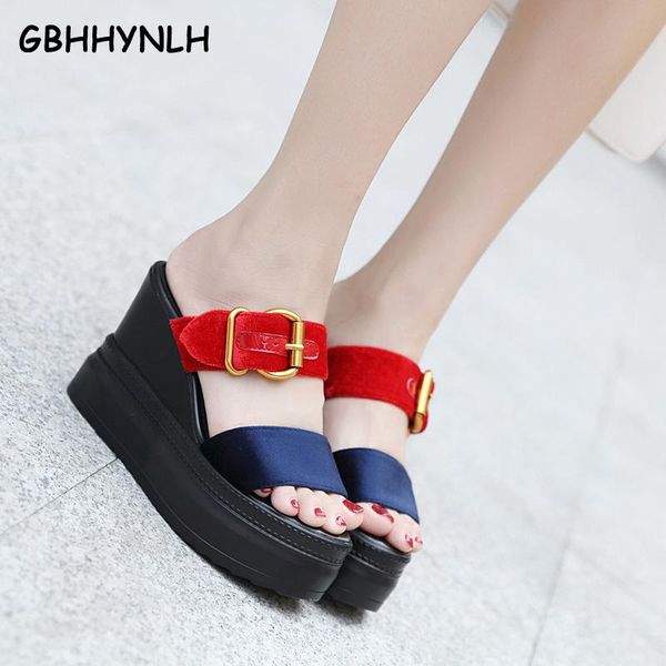 slippers gbhhynlh summer women shoes 2021 embroidery wedges sandals platform gladiator heels block high-heeled round sandalias lja388, Black
slippers gbhhynlh summer women shoes 2021 embroidery wedges sandals platform gladiator heels block high-heeled round sandalias lja388, Black