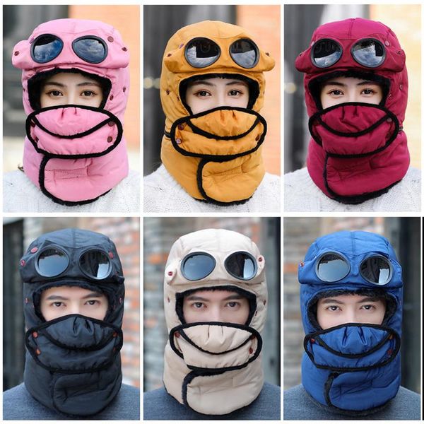 cycling caps & masks 2021 winter thermal hat autumn windproof cap outdoor sports multifunction plush fleece warm with glasses, Black
cycling caps & masks 2021 winter thermal hat autumn windproof cap outdoor sports multifunction plush fleece warm with glasses, Black