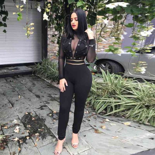 jumpsuit women autumn black bodycon romper lace long sleeve jumpsuit elegant mesh splicing long club, Black;white
jumpsuit women autumn black bodycon romper lace long sleeve jumpsuit elegant mesh splicing long club, Black;white