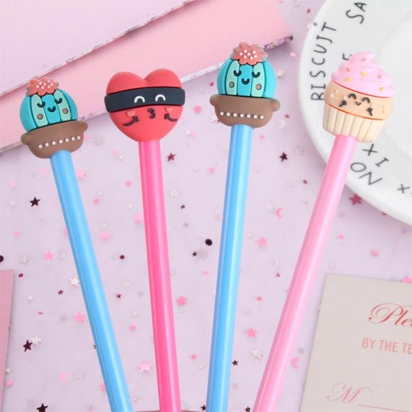gel pens 36 pcs/lot creative cactus cake pen cute 0.5mm black ink signature promotional gift office school supplies
gel pens 36 pcs/lot creative cactus cake pen cute 0.5mm black ink signature promotional gift office school supplies