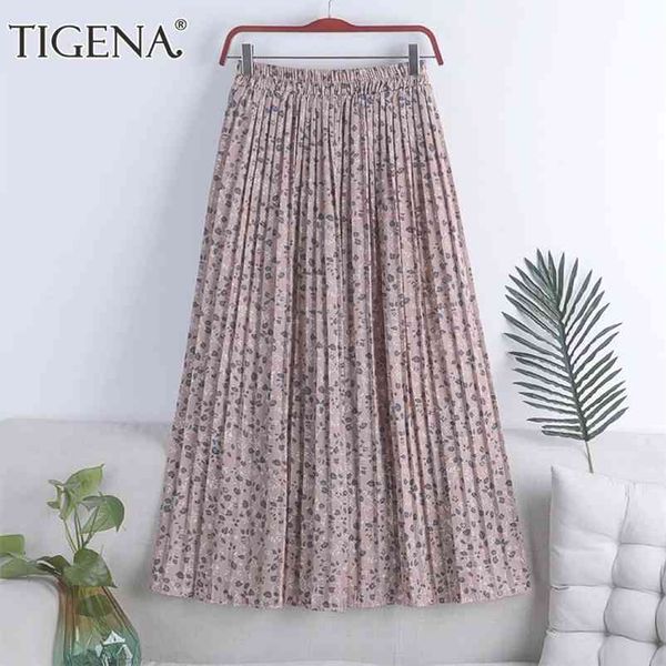 tigena chiffon long pleated skirt women fashion summer floral print holiday a line high waist maxi skirt female aesthetic 210412, Black
tigena chiffon long pleated skirt women fashion summer floral print holiday a line high waist maxi skirt female aesthetic 210412, Black