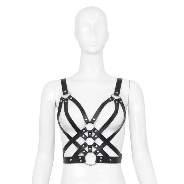 belts women adjustable leather harness for chest body bondage cage sculpting waist belt straps,harajuku gothic lingerie, Black;brown
belts women adjustable leather harness for chest body bondage cage sculpting waist belt straps,harajuku gothic lingerie, Black;brown
