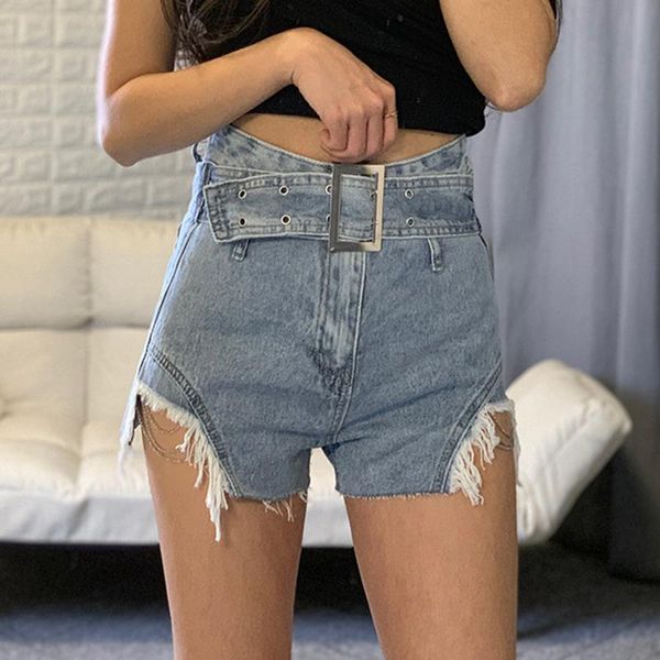 women's jeans women summer high-waist denim shorts korean style wild wide-leg pants destroyed edge belt ladies, Blue
women's jeans women summer high-waist denim shorts korean style wild wide-leg pants destroyed edge belt ladies, Blue