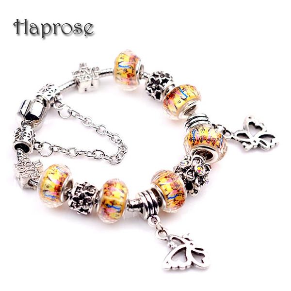 charm bracelets 925 antique silver butterfly i love you & bangles with safety chain orange beads for women authentic, Golden;silver
charm bracelets 925 antique silver butterfly i love you & bangles with safety chain orange beads for women authentic, Golden;silver