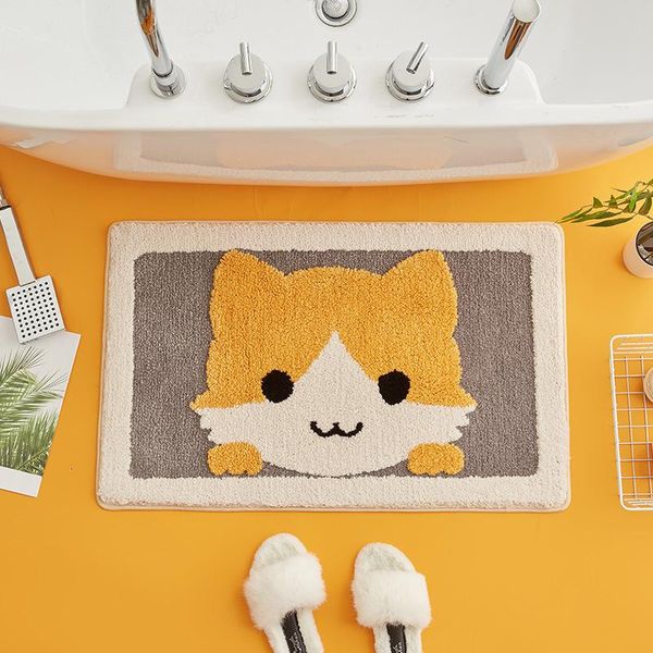 bathroom door flocking mat small daisy bath non-slip toilet entrance absorbent foot mats
bathroom door flocking mat small daisy bath non-slip toilet entrance absorbent foot mats