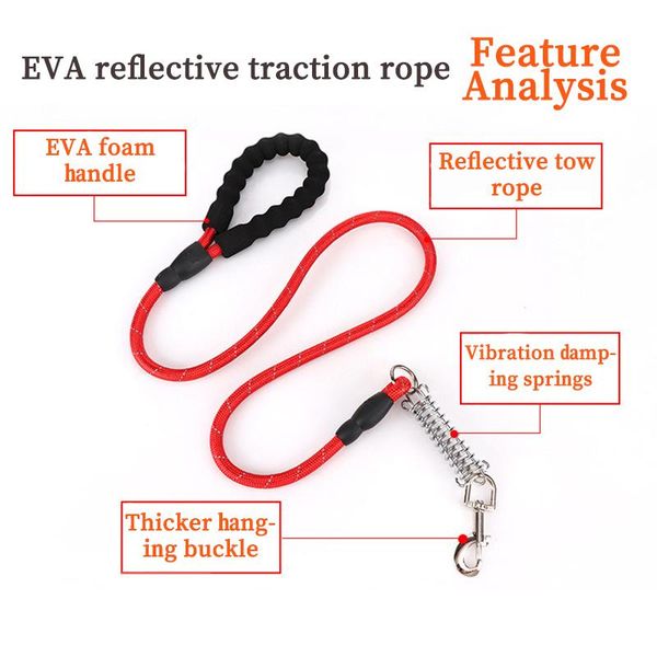 pet supplies reflective multi-color round rope dog leash puller comfortable for large dogs with applicable collars & leashes
pet supplies reflective multi-color round rope dog leash puller comfortable for large dogs with applicable collars & leashes