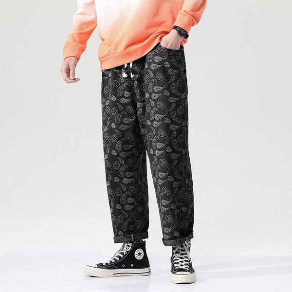 men's jeans harajuku style printing mens womans fashion oversized casual jean pants male streetwear vintage 2021, Blue
men's jeans harajuku style printing mens womans fashion oversized casual jean pants male streetwear vintage 2021, Blue