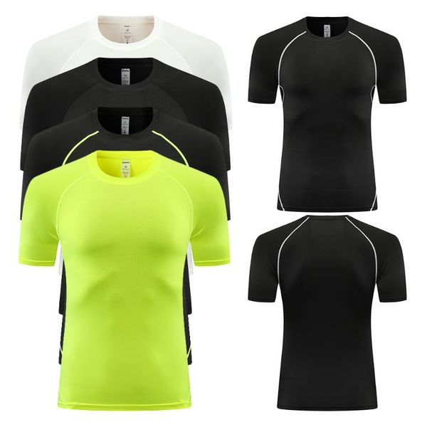 summer men's quick dry compression shirt fitness short sleeve running gym clothing football sport tight t training men jerseys, Black;blue
summer men's quick dry compression shirt fitness short sleeve running gym clothing football sport tight t training men jerseys, Black;blue
