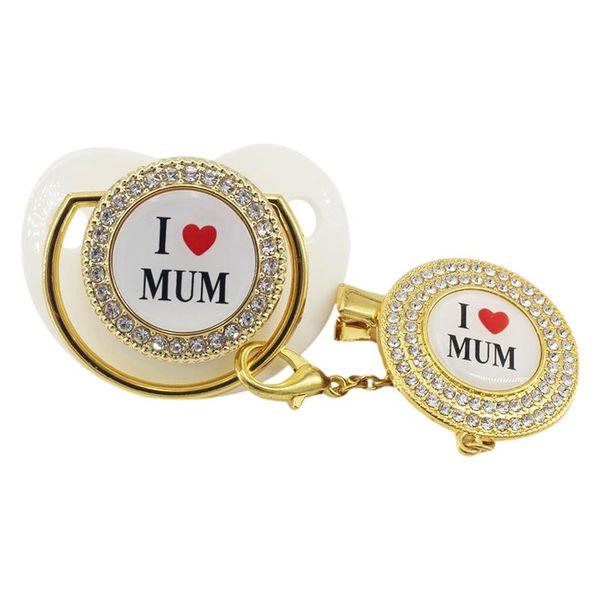 pacifiers# bling pacifier with chain clip born boy girl bpa dummy nipples luxury golden i love mum baby silicone soother
pacifiers# bling pacifier with chain clip born boy girl bpa dummy nipples luxury golden i love mum baby silicone soother
