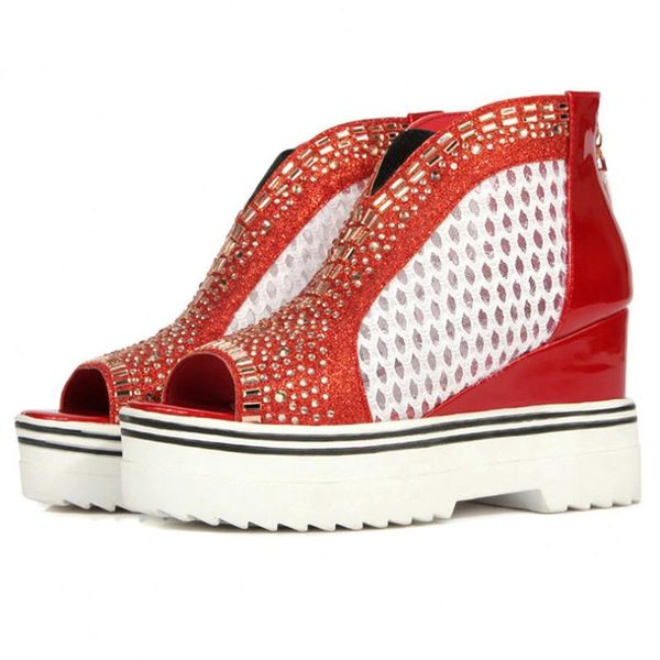 summer creepers women patent leather platform wedges gladiator sandals female open toe rhinestone sport pumps shoes casual, Black
summer creepers women patent leather platform wedges gladiator sandals female open toe rhinestone sport pumps shoes casual, Black