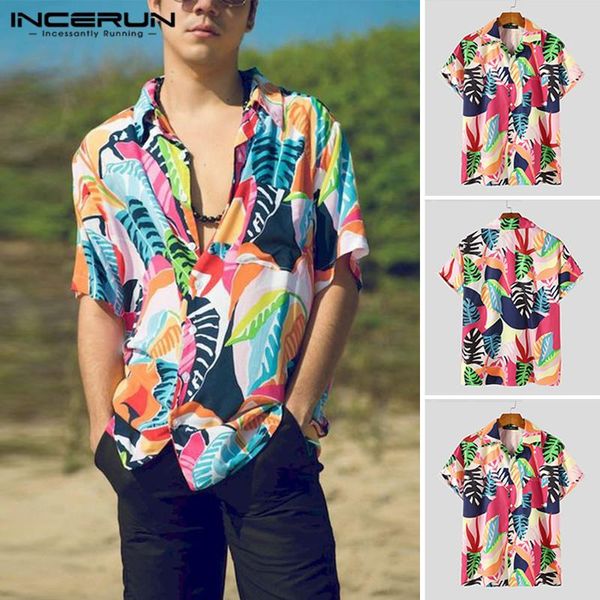 summer printed short sleeve blouse incerun men shirts man floral lapel hawaiian beach vocation casual buttons s-3xl men's, White;black
summer printed short sleeve blouse incerun men shirts man floral lapel hawaiian beach vocation casual buttons s-3xl men's, White;black