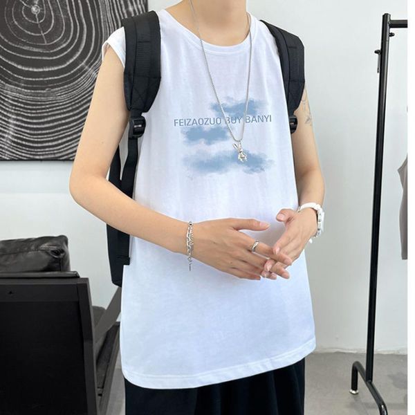 men's vests #1521 white black gray blue men vest summer thin sweatshirt sleeveless t shirt fashion casual loose print chaleco o neck, Black;white
men's vests #1521 white black gray blue men vest summer thin sweatshirt sleeveless t shirt fashion casual loose print chaleco o neck, Black;white