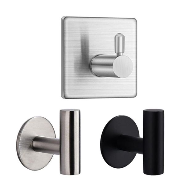 3pcs wall hooks stainless steel clothes hanging matte black key towel storage holder & rails
3pcs wall hooks stainless steel clothes hanging matte black key towel storage holder & rails