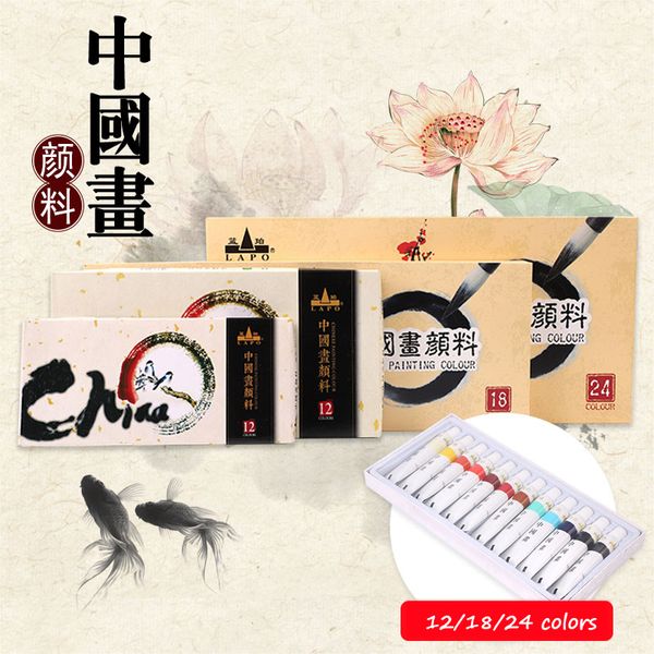 12/18/24 Colors 5/12ML Chinese painting pigment Set Tube Watercolor Paint Set For Chinese Painting Ink For Artist Art Supplies, 5ml 12colors
12/18/24 Colors 5/12ML Chinese painting pigment Set Tube Watercolor Paint Set For Chinese Painting Ink For Artist Art Supplies, 5ml 12colors