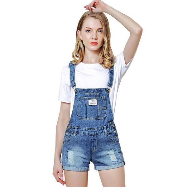 women's shorts summer frazzle denim women slim strap overalls jeans pocket fashion college wind, White;black
women's shorts summer frazzle denim women slim strap overalls jeans pocket fashion college wind, White;black