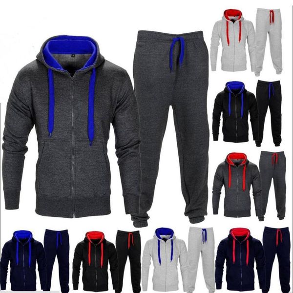 men's tracksuits 2pcs hooded winter men set warm vest hoodies pants suit zipper sportswear mens jogger hoodie sporting suits, Gray
men's tracksuits 2pcs hooded winter men set warm vest hoodies pants suit zipper sportswear mens jogger hoodie sporting suits, Gray