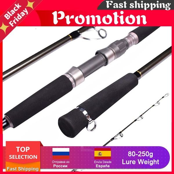 boat fishing rods raptor superhard jigging rod spinning lure weight 80-250g portable 2 section saltwater jig
boat fishing rods raptor superhard jigging rod spinning lure weight 80-250g portable 2 section saltwater jig