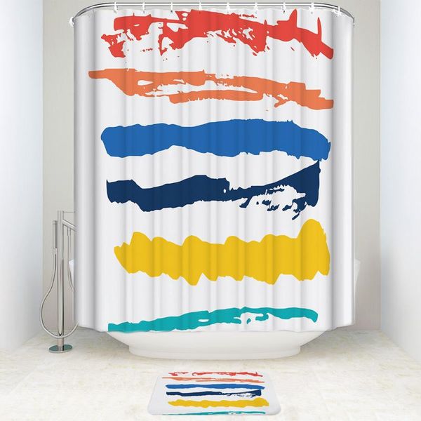 shower curtains creative doodling spots curtain and mat set, mildew resistant fabric bathroom decorations bath
shower curtains creative doodling spots curtain and mat set, mildew resistant fabric bathroom decorations bath