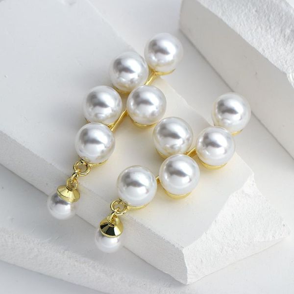 dangle & chandelier aensoa trendy pearl pendant long drop earrings for women fashion hanging wedding statement jewelry female 2021, Silver
dangle & chandelier aensoa trendy pearl pendant long drop earrings for women fashion hanging wedding statement jewelry female 2021, Silver