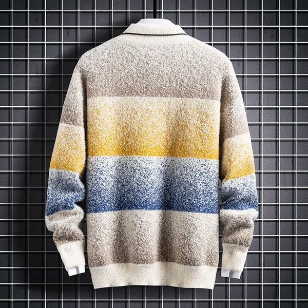 men's sweaters fashion quality cashmere sweater men pullover winter striped male jumpers half turtleneck thick warm mens, White;black
men's sweaters fashion quality cashmere sweater men pullover winter striped male jumpers half turtleneck thick warm mens, White;black