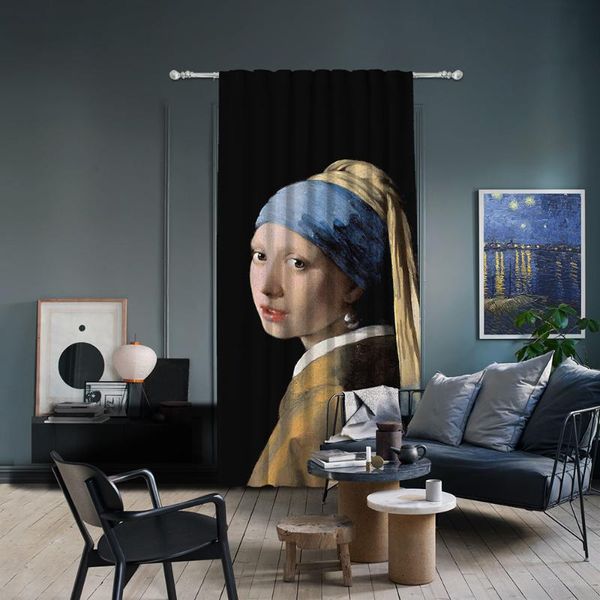 johannes vermeer-girl with pearl earings,window curtain 1 panel,blackout,room darkering,custom size & drapes
johannes vermeer-girl with pearl earings,window curtain 1 panel,blackout,room darkering,custom size & drapes