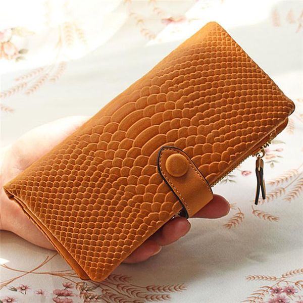 wallets ladies crocodile pattern long wallet fashion pu leather buckle large capacity handbag women cards holder, Red;black
wallets ladies crocodile pattern long wallet fashion pu leather buckle large capacity handbag women cards holder, Red;black