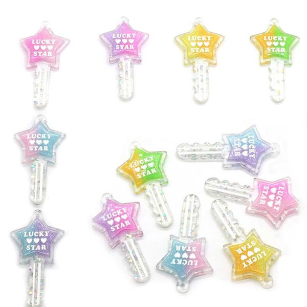 Charms 10Pcs Cute Glitter Pendant For Necklace DIY Key Ring Jewelry Making, Bronze;silver
Charms 10Pcs Cute Glitter Pendant For Necklace DIY Key Ring Jewelry Making, Bronze;silver